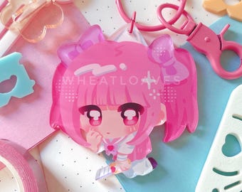 Llaveros de acrílico de 2,5 pulgadas de Menhera-chan, la chica mágica.