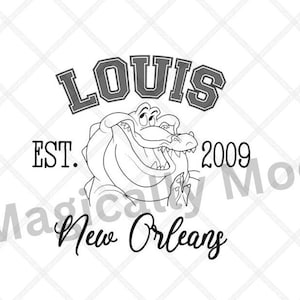 La principessa e il ranocchio Louis College Style SVG