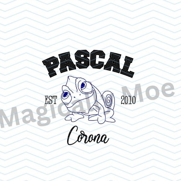 Tangled Pascal College Style Tee SVG