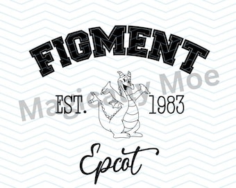 Figment College Style Tee SVG