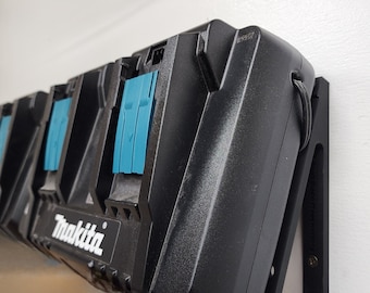 Makita DC18RD Dual 18v Battery Charger Wall Mount