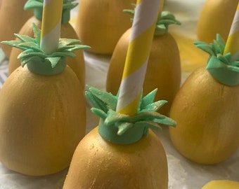 Tropical Cake Pops Etsy