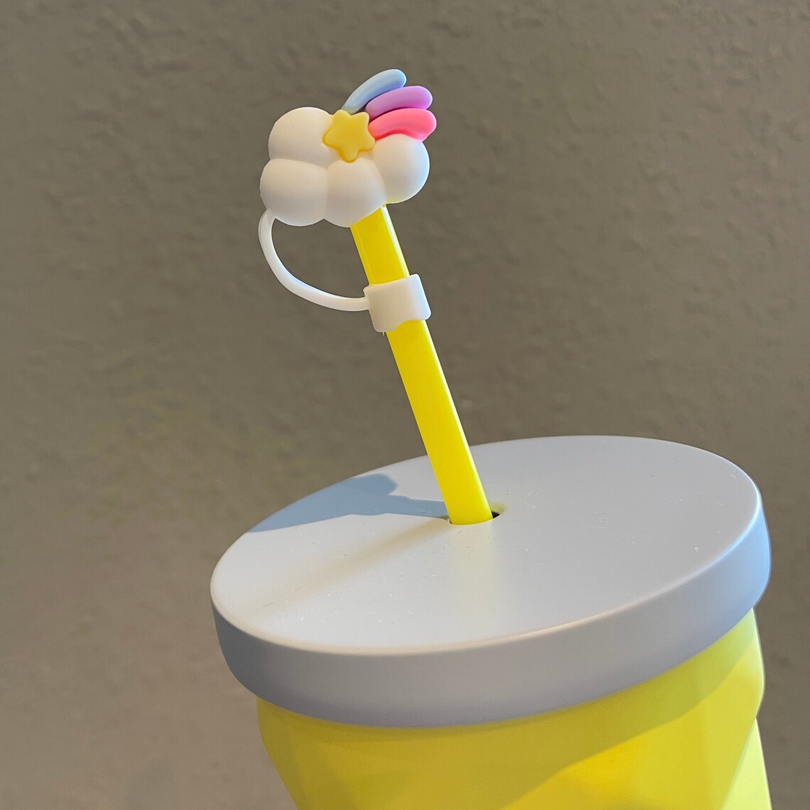 3 Straw Toppers for Tumblers Silicone Straw Topper Straw Etsy