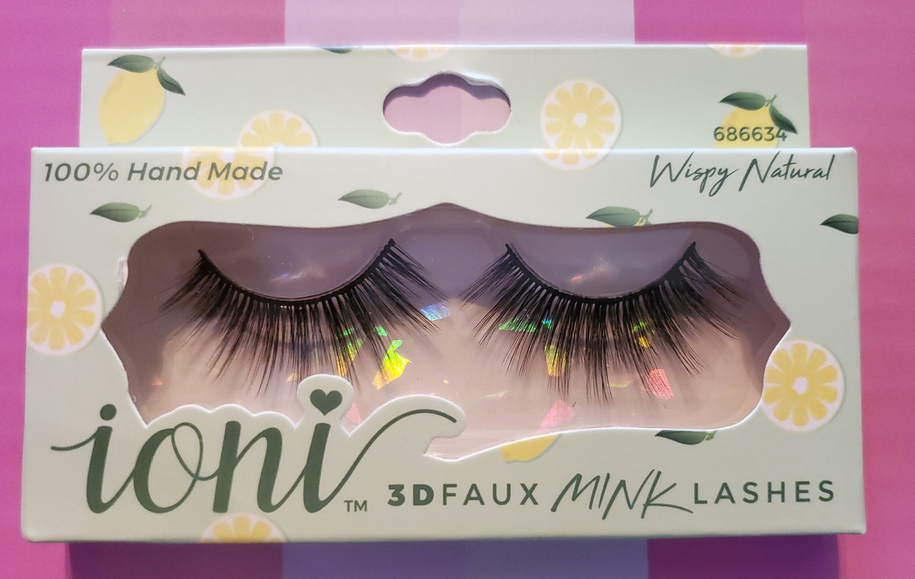 Ioni 3D Faux Mink Lashes Lemon Sorbet Etsy