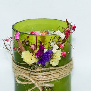 100% Natural Soy Wax Candle | Recycled bottle | Handmade aromatic candle | 270g