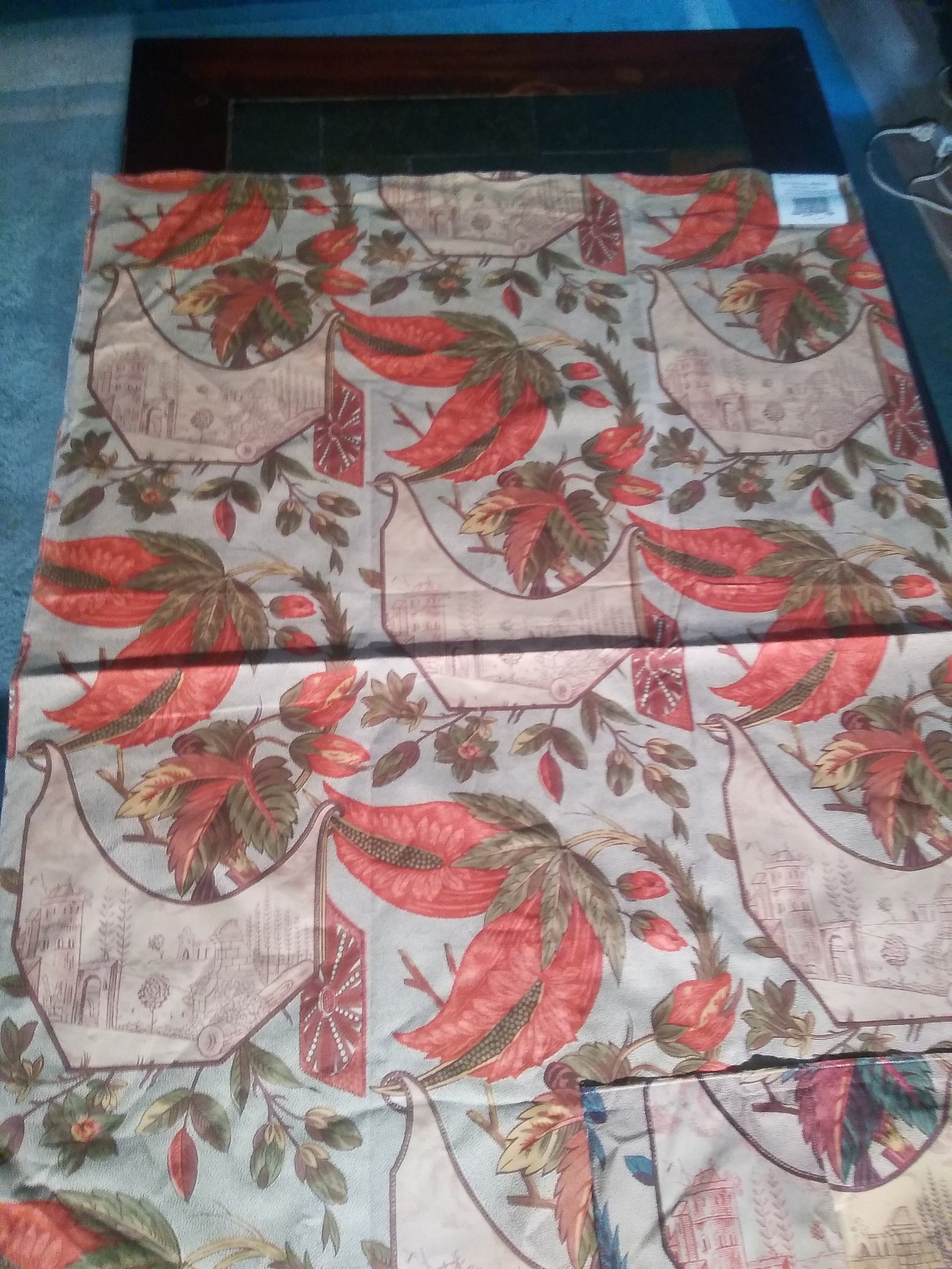 Clarence House fabric sample vintage 100 cotton Etsy