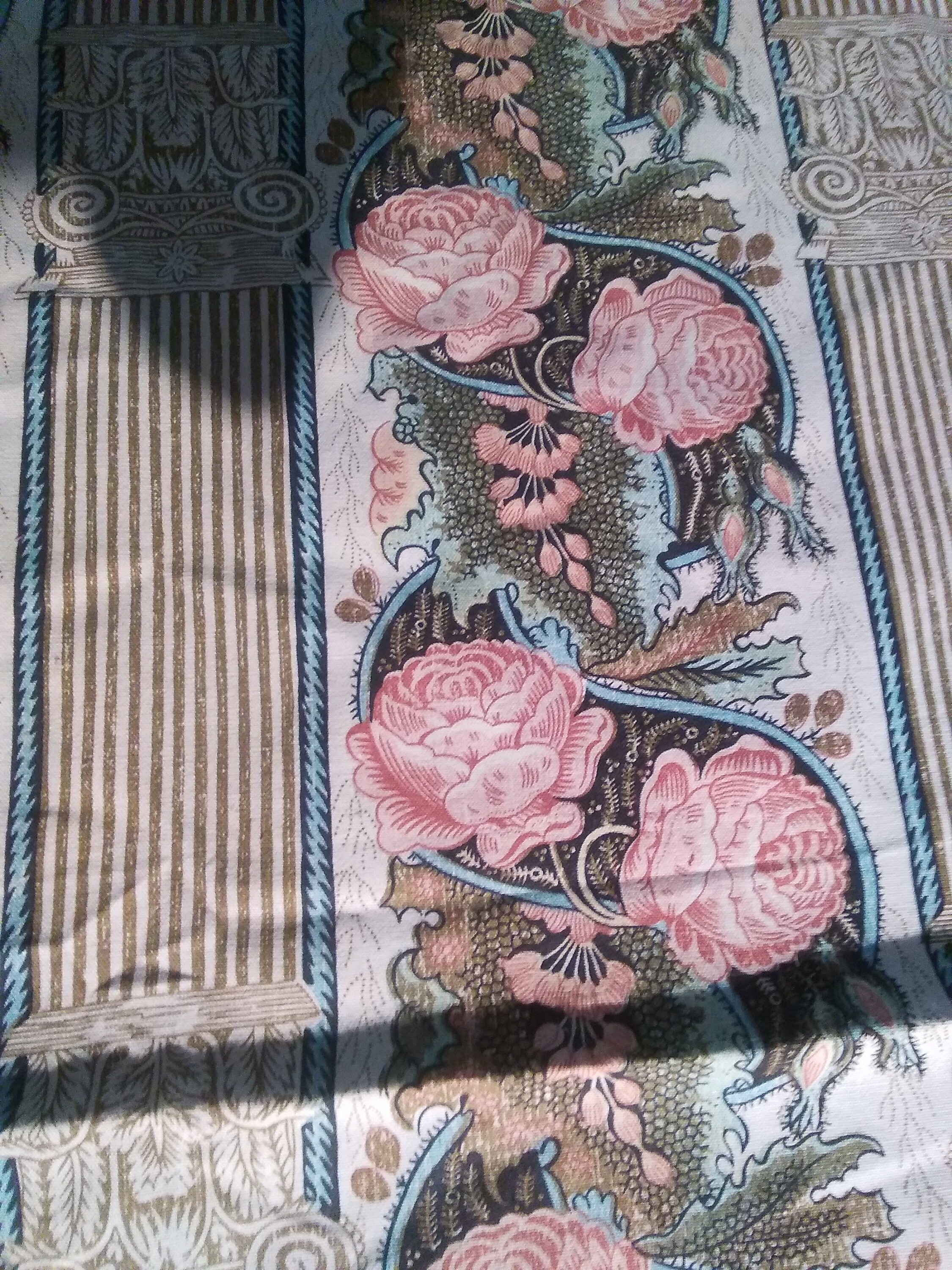 Clarence House fabric sample vintage Etsy