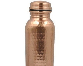 Thermo bottle for hammered copper water