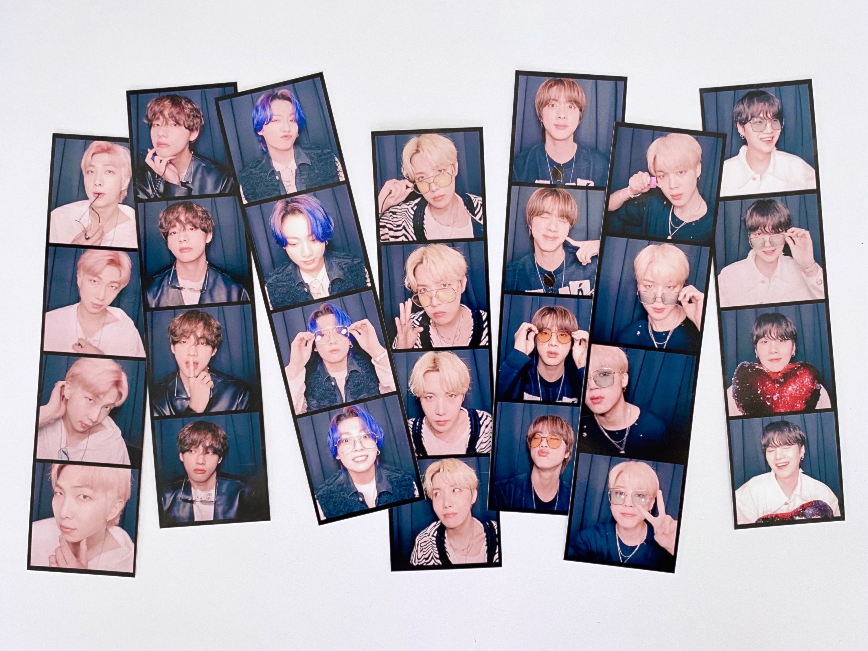 BTS Photo Booth Strips - Set of 7