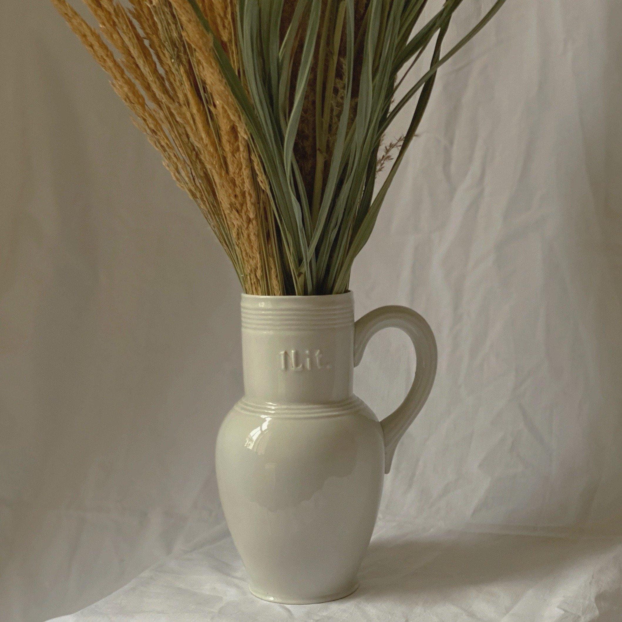 Vintage milk jug vase Etsy