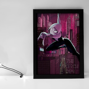 スパイダーグウェン アートプリント - Etsy 日本