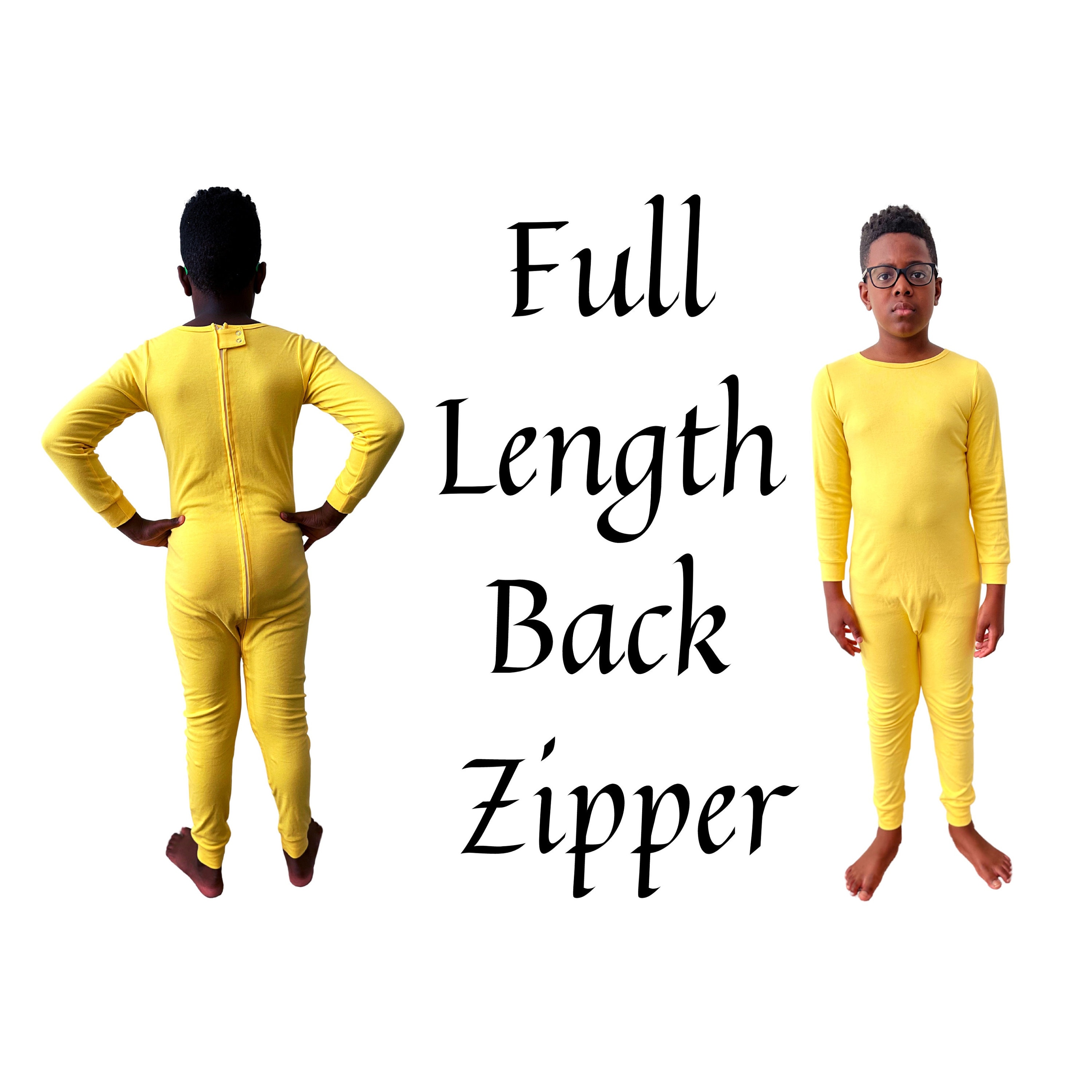 Long Back Zipper 