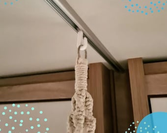 2x Screw-in Hooks for Room Dividers, Caravan, Knaus Südwind, Hanging Flower Pots, Decorative Hooks, String Lights, Decoration, Camping