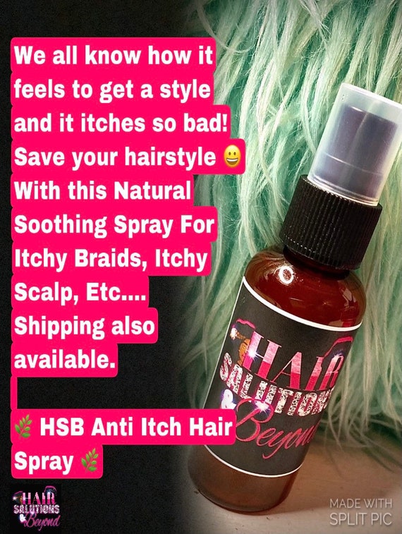 HSB Anti Itch Hair Spray Etsy