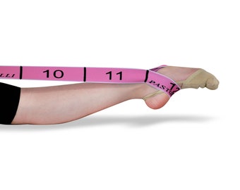 PASTORELLI Stretching and Resistance Band with Stretch Strap - Elastic Multi-Loop for Yoga, Physical Therapy, Pilates, Dance and Gymnastics