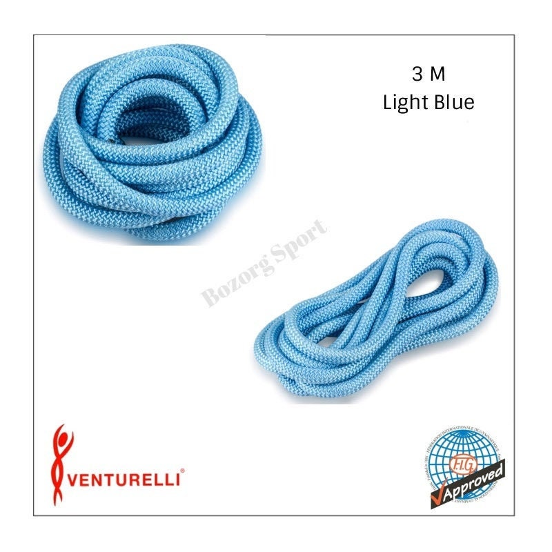 Corde De Gymnastique Artistique En Coton - 3m Réglable, Couleurs Vives, Pour Entraînement Souplesse & Coordination