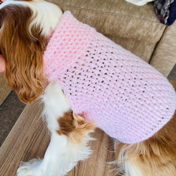 Crochet Dog Jumper Etsy