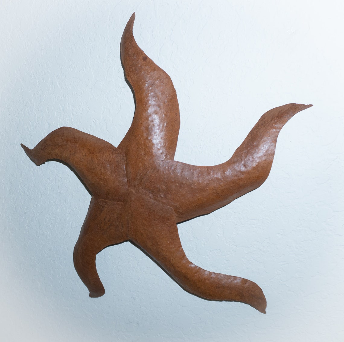 En métal Starfish Sculpture Jardin Mur Art Etsy