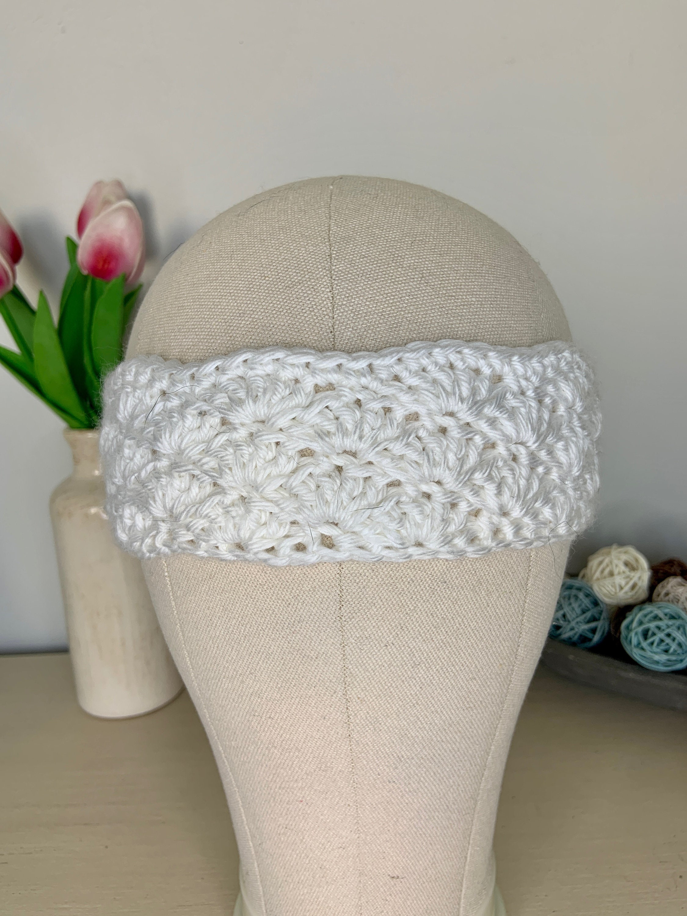 Crochet Cottagecore Headband: Boho Knit Accessory - Etsy
