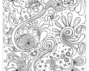 mandala coloring pages, digital download, adult and kid coloring, blank mandala coloring pages, black and white