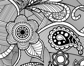 mandala coloring pages, digital download coloring pages, adult coloring pages, kid coloring pages, blank mandala coloring , black and white