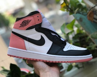 Mens Pink High Retro Jordan - Etsy 