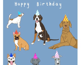 Joyeux anniversaire chiens