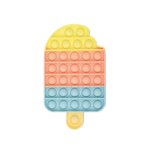 Popsicle Pop it Bubble Fidget Sensory Toy Pop it Fidget Toy Etsy