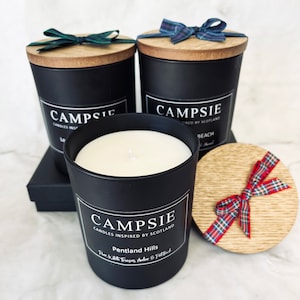 Pentland Hills Scottish Tartan Candle