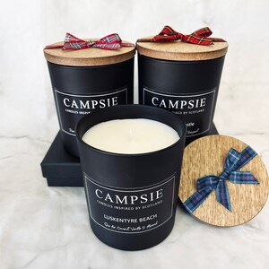 Luskentyre Beach Scottish Tartan Candle