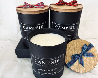 Luskentyre Beach Scottish Tartan Candle