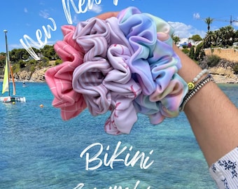 Bikini Scrunchie / Sport Scrunchie / Scrunchie aus Badelycra / hair tie / handmade scrunchie