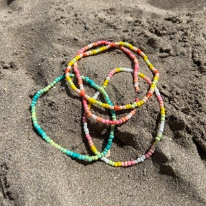 Fusskettchen &quot;Beach&quot; / Rocailles Fusskettchen / Anklet / Beaded Anklet
