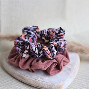 Scrunchie Set &quot;Lentebloemen&quot; / Haargummi / Handgemachte Scrunchies / Haarschmuck