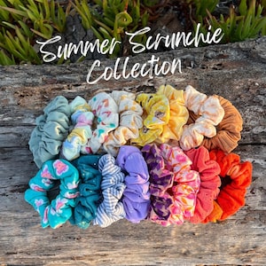 Sommer Scrunchie Kollektion / Haargummi / Haar Accessoire / Sommer Scrunchie / Handgefertigter Haargummi / Summer Hair Tie