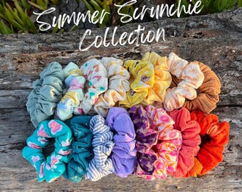Sommer Scrunchie Kollektion / Haargummi / Haar Accessoire / Sommer Scrunchie / Handgefertigter Haargummi / Summer Hair Tie