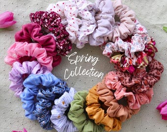 Handmade Spring Scrunchie Kollektion: Blumiger Haarschmuck / 2026