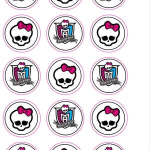 Décorations pour cupcakes monstres