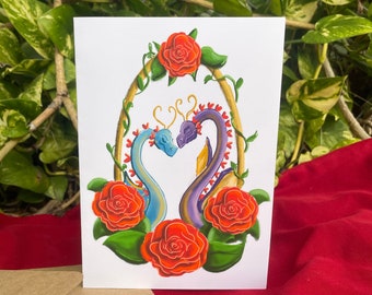 Dragon Valentines Card