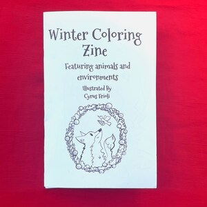 Winter Coloring Zine