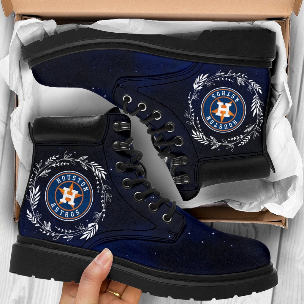 Pro Shop Houston Astros Boots All SeasonHigh Top Vans Etsy