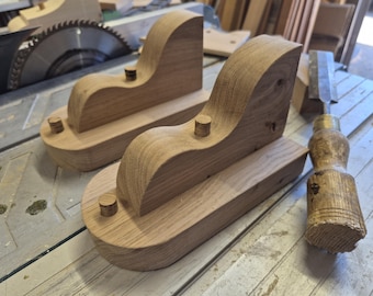 Hand crafted oak corbels/shelf brackets