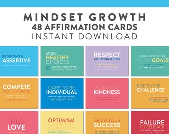 All Cards DOWNLOAD | Mindfulness | Alter | Affirmation Cards  for adults, teenagers, children