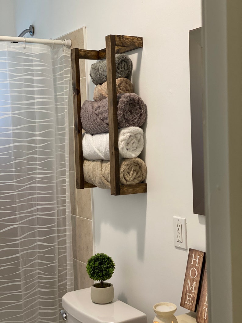 Farmhouse Towel Rack Etsy