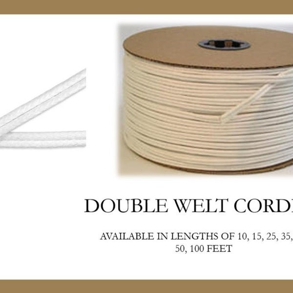 4mm Everlasto Natural Cotton Piping Cord Spool - Various Sizes