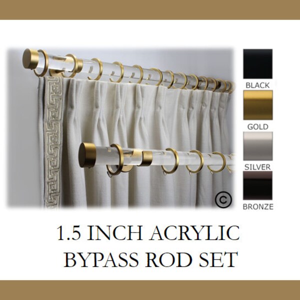 Acrylic Drapery Rod Etsy
