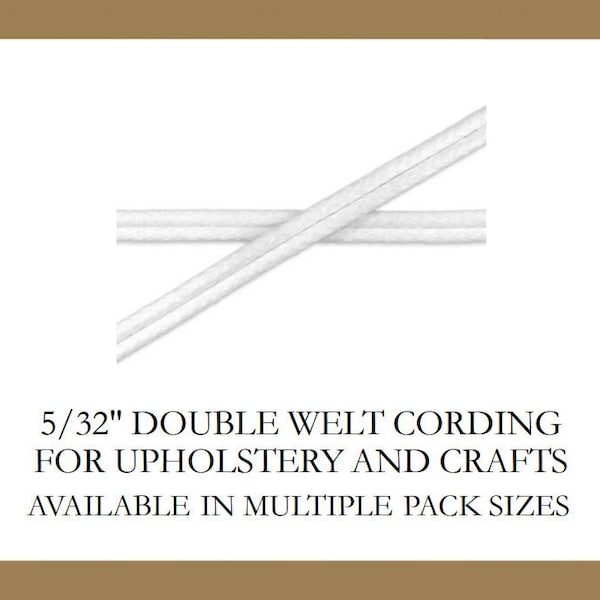 Double Welt Twin Cording - 5/32" - Available in Multiple Foot Lengths