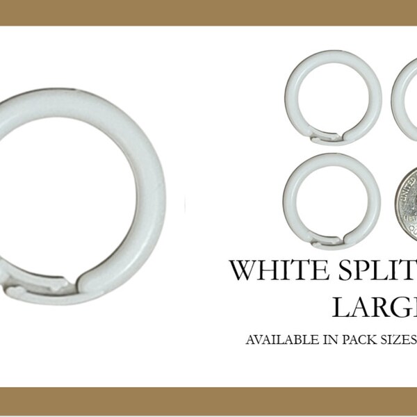 Plastic Split Rings Etsy