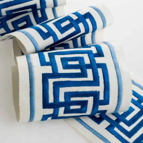 FT-0121 - 4 Inch Wide - Decorative Trim By The Yard - 4 Colors - Our Price 89.00 - Free Samples