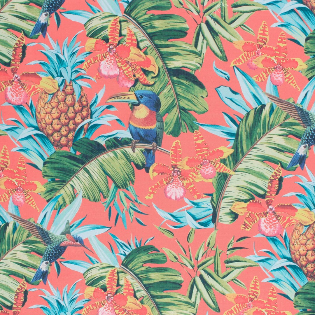 RM Coco - Parrot Clay - Fabric by the Yard - Samples Available Upon ...